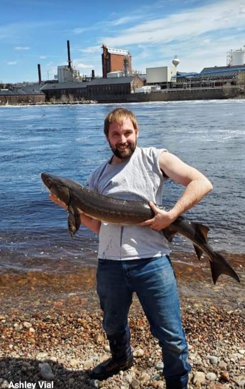 OutdoorNeed's tweet photo. Opening day, and Andy's biggest fish he has ever caught so far. The hook broke in half when he went to unhook him. #fishing #fish #fishinglife #catchandrelease #bassfishing #nature #outdoors #flyfishing #bass #angler #carp #largemouthbass #sturgeon https://t.co/1ftKvqzagD