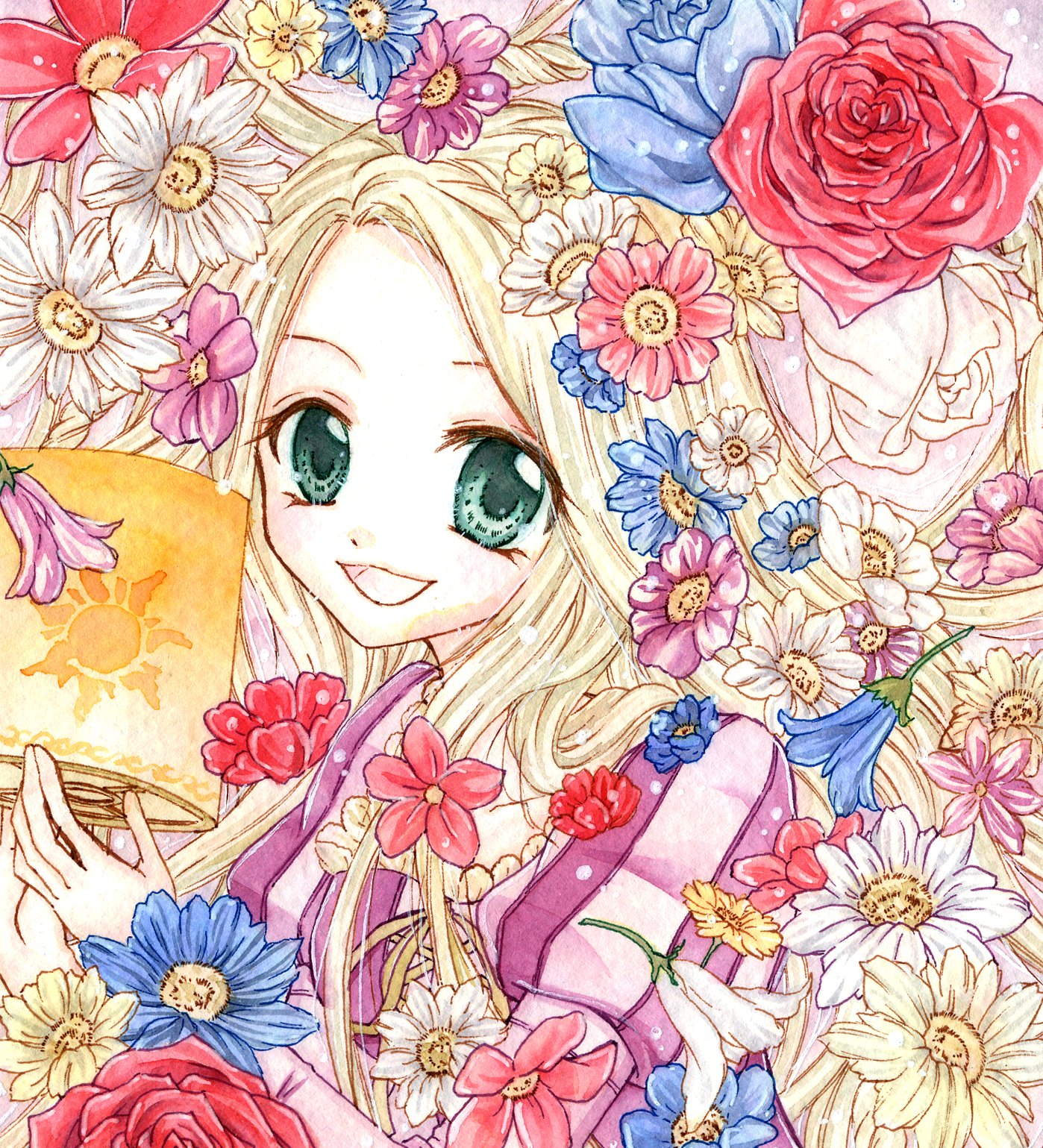 Kihane ラプンツェル アナログイラスト 線画に色をつけたので今までにないくらい高発色 パスカル 肩に乗せるの忘れてた ごめんよパスカル ドクターマーチンカラーインク国内販売再開の話はどうなったのだろうか 早く再開してほしい ラプンツェル