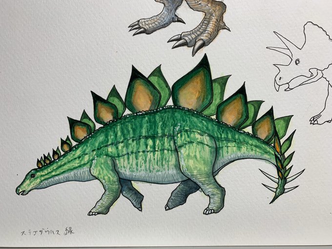 恐竜イラストのtwitterイラスト検索結果 古い順