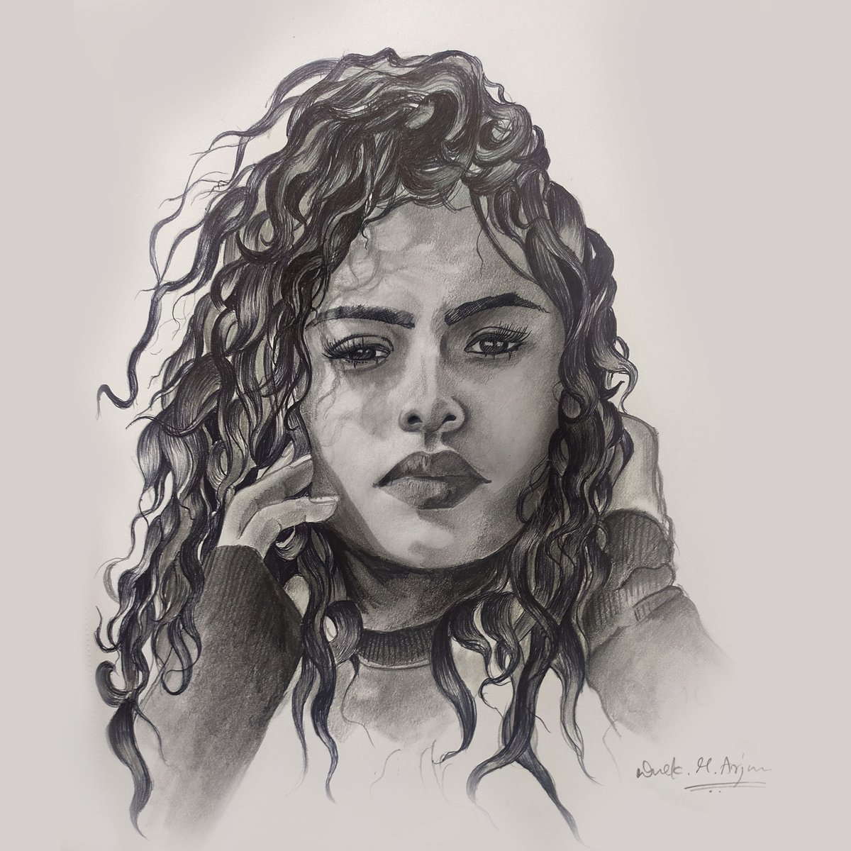 Vivekmarjun's tweet photo. Pen and Pencil ♥️ @itsirisa 
#drawings #art #drawing #draw #artist #sketch #artwork #illustration #sketchbook #artistsoninstagram #digitalart #painting #arte #instaart #portrait #model #fashion #photography #love #style #modeling #photooftheday #beauty #itsirisa https://t.co/KuaMaApgpO