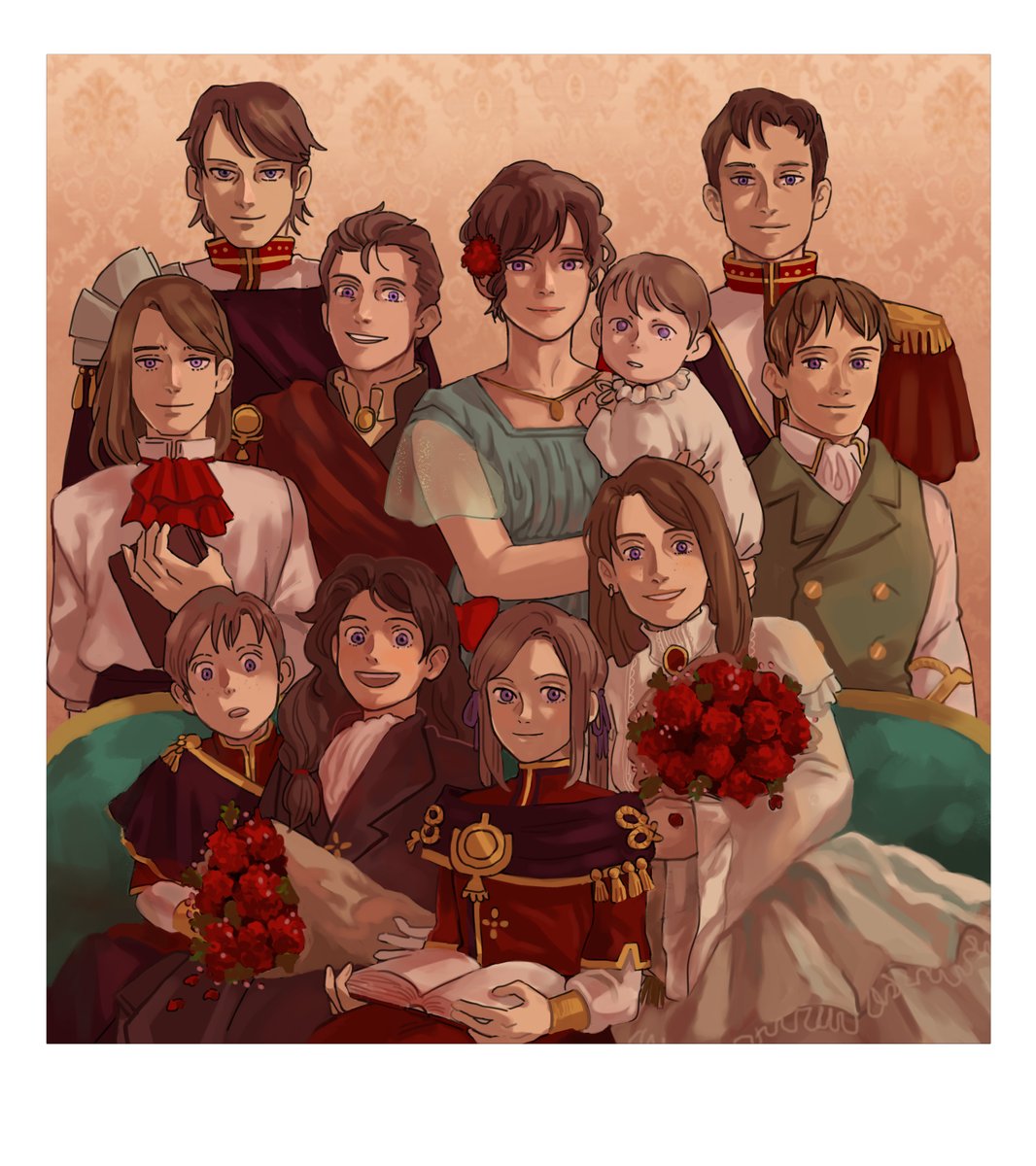 lovemapotofu's tweet photo. Edelgard and her siblings https://t.co/SpFYXpyBqm