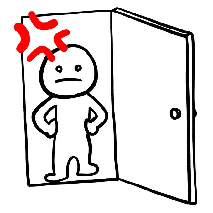 依頼制作中に部屋のドアがずーっとキイキイいいながら風に吹かれてたんだけど、いつも気にならないのに何時間も聞いてたら超イラっとしてきてダッシュで油差したら幸せすぎ…?
潤滑油があって本当に良かった!
怒りの一枚?笑 