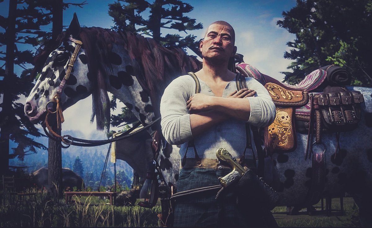 porippy___'s tweet photo. ｢My outlow style｣
#RDO #RDR2 
#RDOnline #RockstarGames 
#荒野連第一回ファッションコンテスト
#荒野連 https://t.co/I1g4NqGPpW