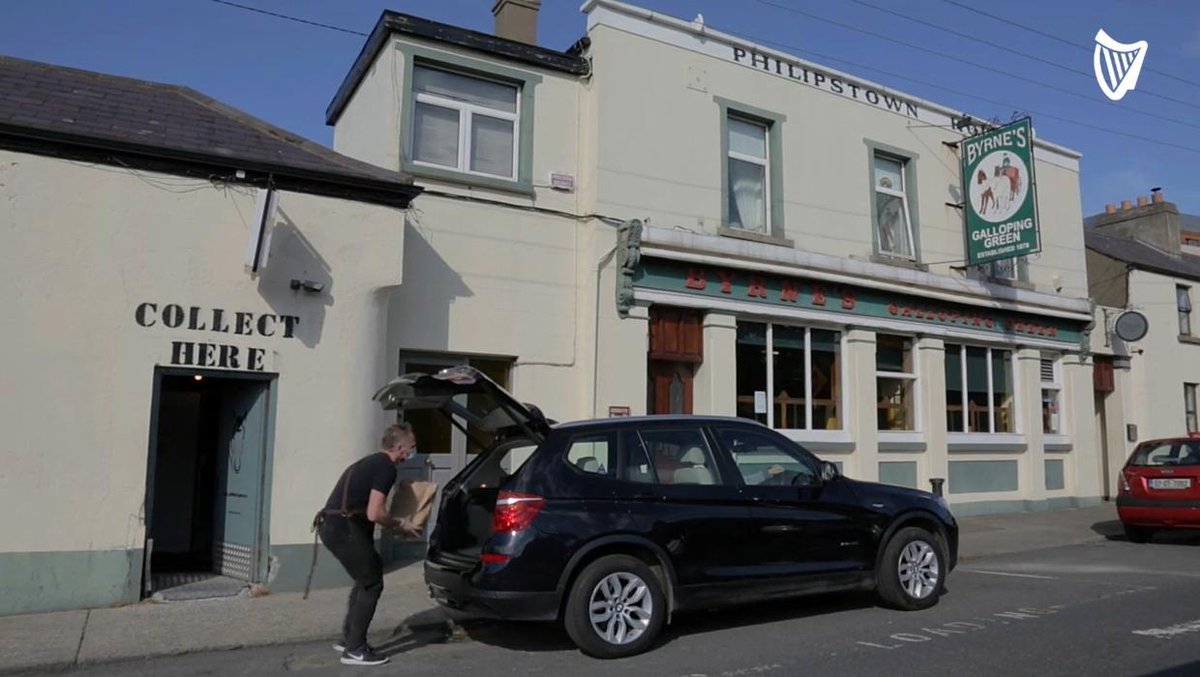 Independent_ie's tweet photo. #WATCH One of Dublin's oldest pubs launches drive-thru off licence in response to Covid-19 pandemic  https://t.co/mv4RPIHtlU https://t.co/M54Or7TrKK