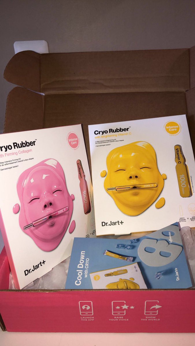 zitoreeta's tweet photo. Complimentary box sent by @Influenster love these masks!! #CryoAndChill #contest #complimentary @drjart @Influenster https://t.co/NnCCs6nV73