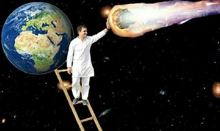 iam_anshusingh's tweet photo. @Bittu_Tufani उल्कापिंड से पृथ्वी ऐसे ही नहीं बची, माननीय राहुल गांधी ने उसे अपने बाहूबल से ना केवल रोका बल्कि उसे अपनी दिशा बदलने को मजबूर किया।
- एक सच्चा कांग्रेसी।
@INCIndia
@RahulGandhi
#RamayanWorldRecord
#रामायण https://t.co/3aTppnCyPx