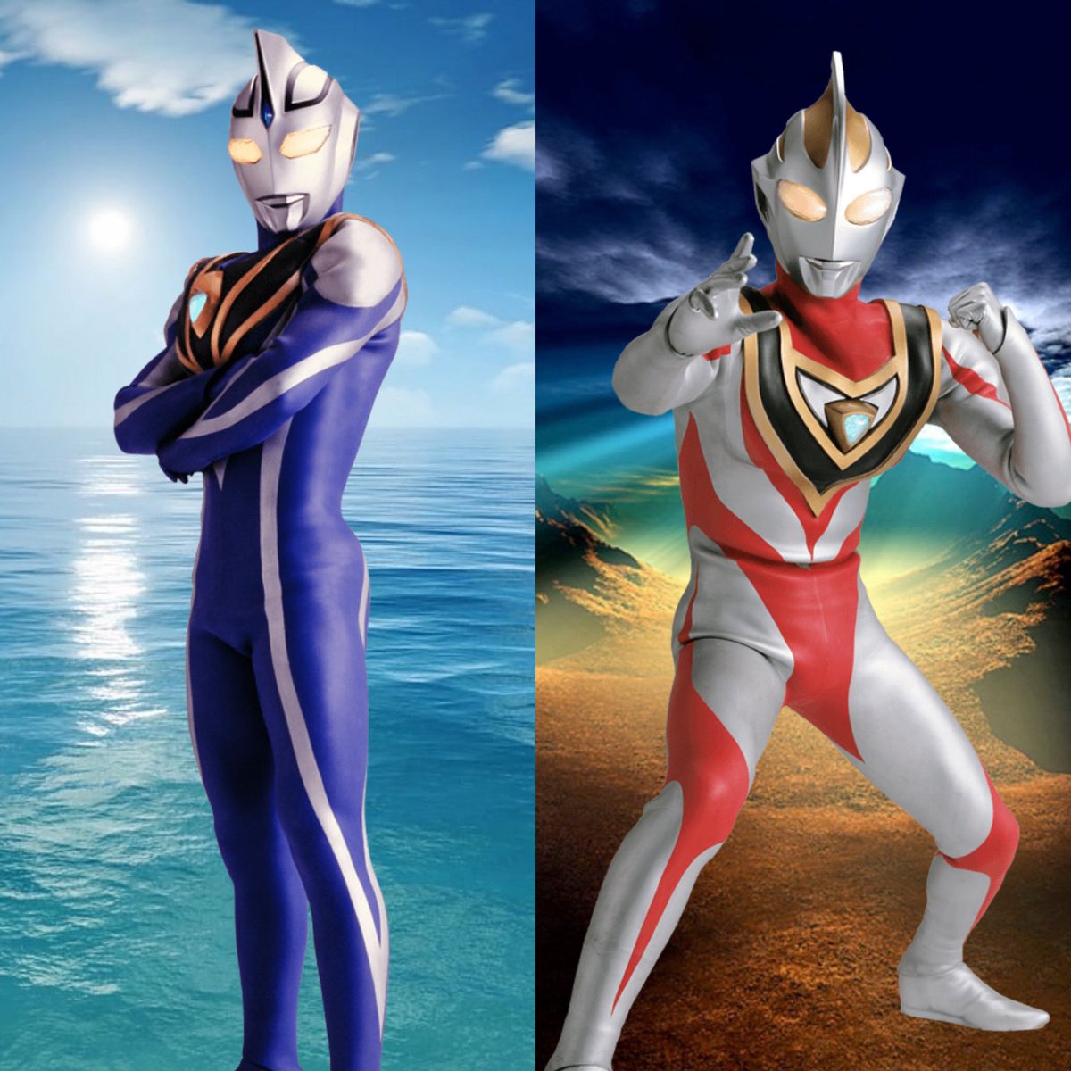 Orb ウルトラマンガイア アグル壁紙作ってみたした