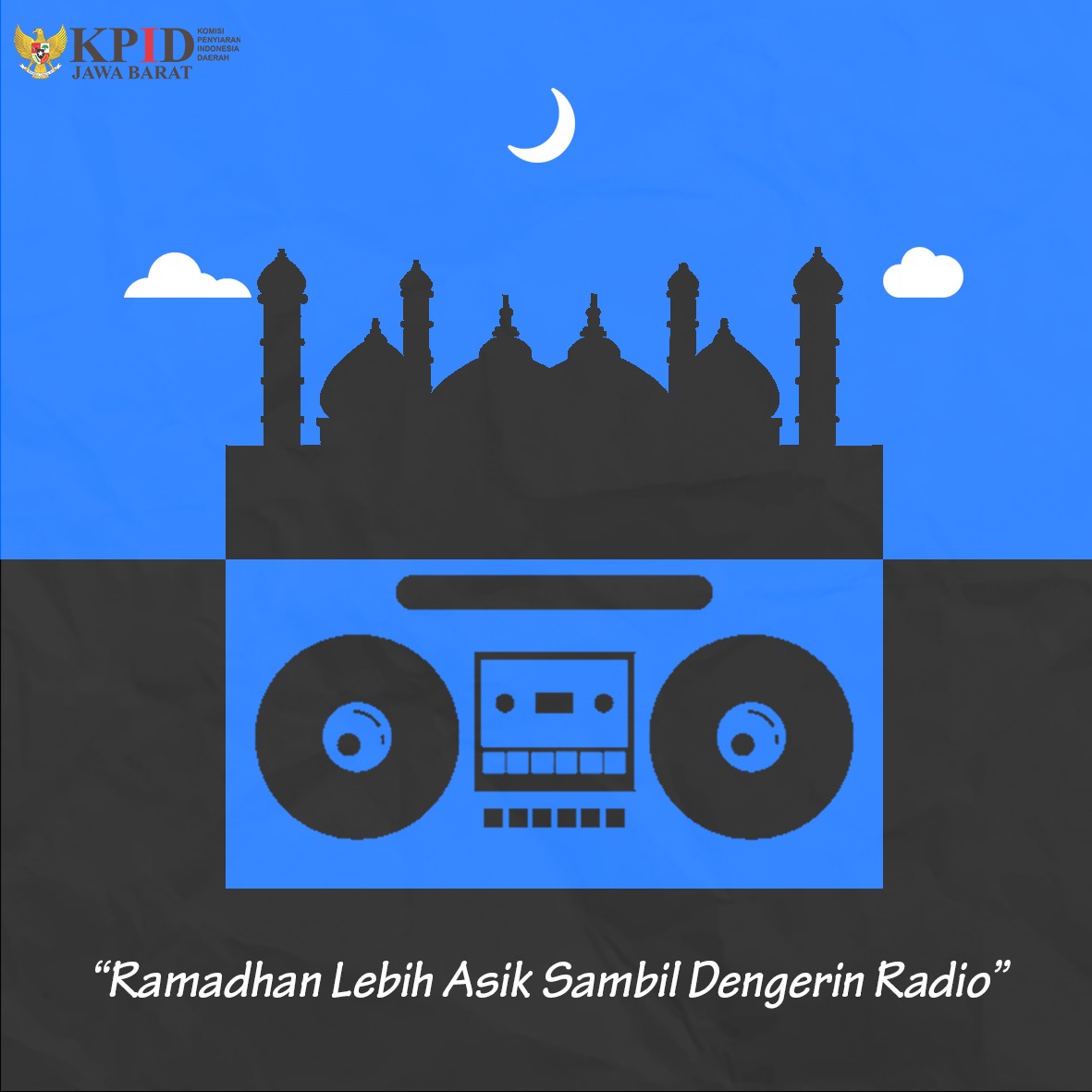 kpidjabar1's tweet photo. Masih semangat puasanya, wargi Jabar?
Sambil ngebuburit paling enak denger radio.
Semoga Radio bisa menghibur kita semua.
Jangan lupa nonton Tv juga.
Salam penyiaran!!! #KPIDJabar #TV #Radio #ProgramFavorit #Ramadhan #AyoDengarRadio #AyoNontonTV #DengerRadioItuKeren https://t.co/2fWMACXu9o