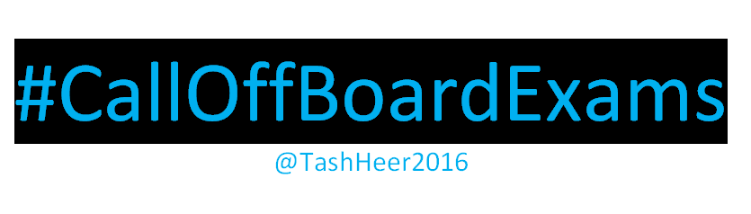 TashHeer2016's tweet photo. Authorities should try not to think of examinations in this devastating situation. Please don't create difficulties for students and teachers. One and only one solution is call off board examinations.      
#CallOffBoardExams https://t.co/zAc306IWdb