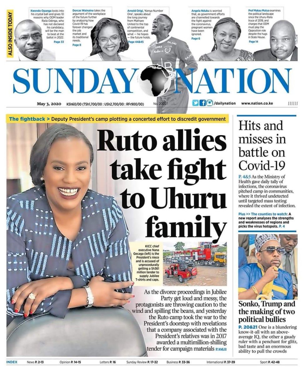 DonaldBKipkorir's tweet photo. In Politics, from Ancient Greece unto now; from prosperous Austria to failed Zimbabwe, the family &amp; friends of the BIG MAN are off limits from negative attacks by all Media &amp; Politicians. To do so is riding the tail of a tiger ...The DENOUEMENT is known ... Tears for the Riders. https://t.co/USNf9oGPT8
