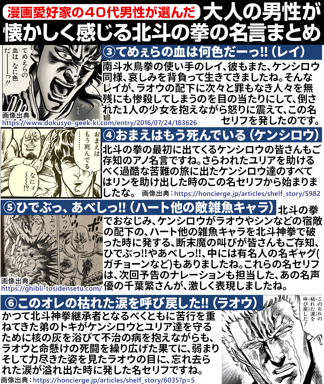 にゃんきち ゆたかに 漫画愛好家の４０代男性が選んだ懐かしく感じる北斗の拳の名言まとめ 大人の男性が懐かしく感じる北斗の拳の 名言を集めました ゆたかに 懐かしいと思ったらrt 昭和レトロ 北斗の拳 原哲夫 集英社 週刊少年ジャンプ 漫画好きと