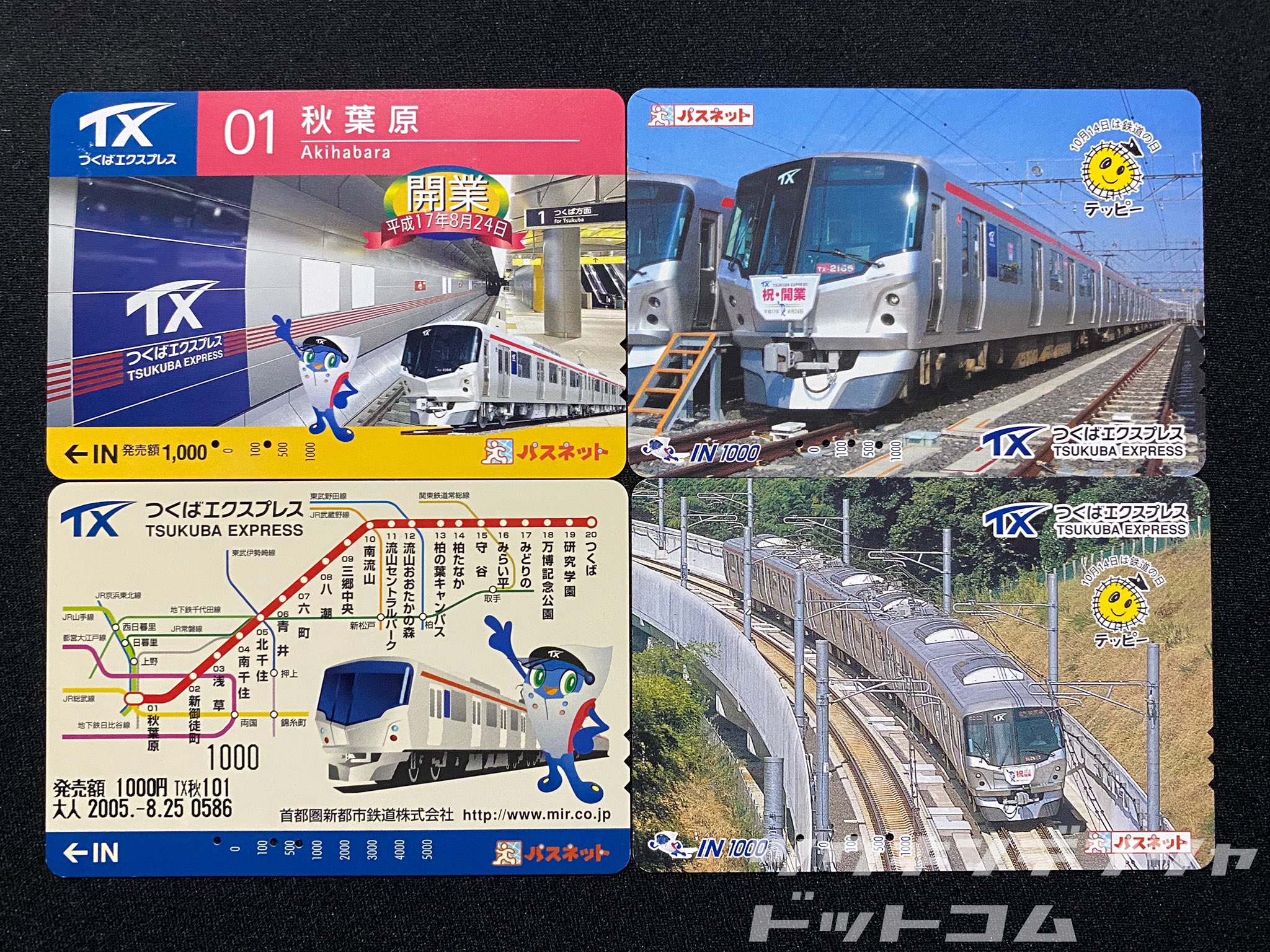 カードコレクション】つくばエクスプレス 開業記念パスネット