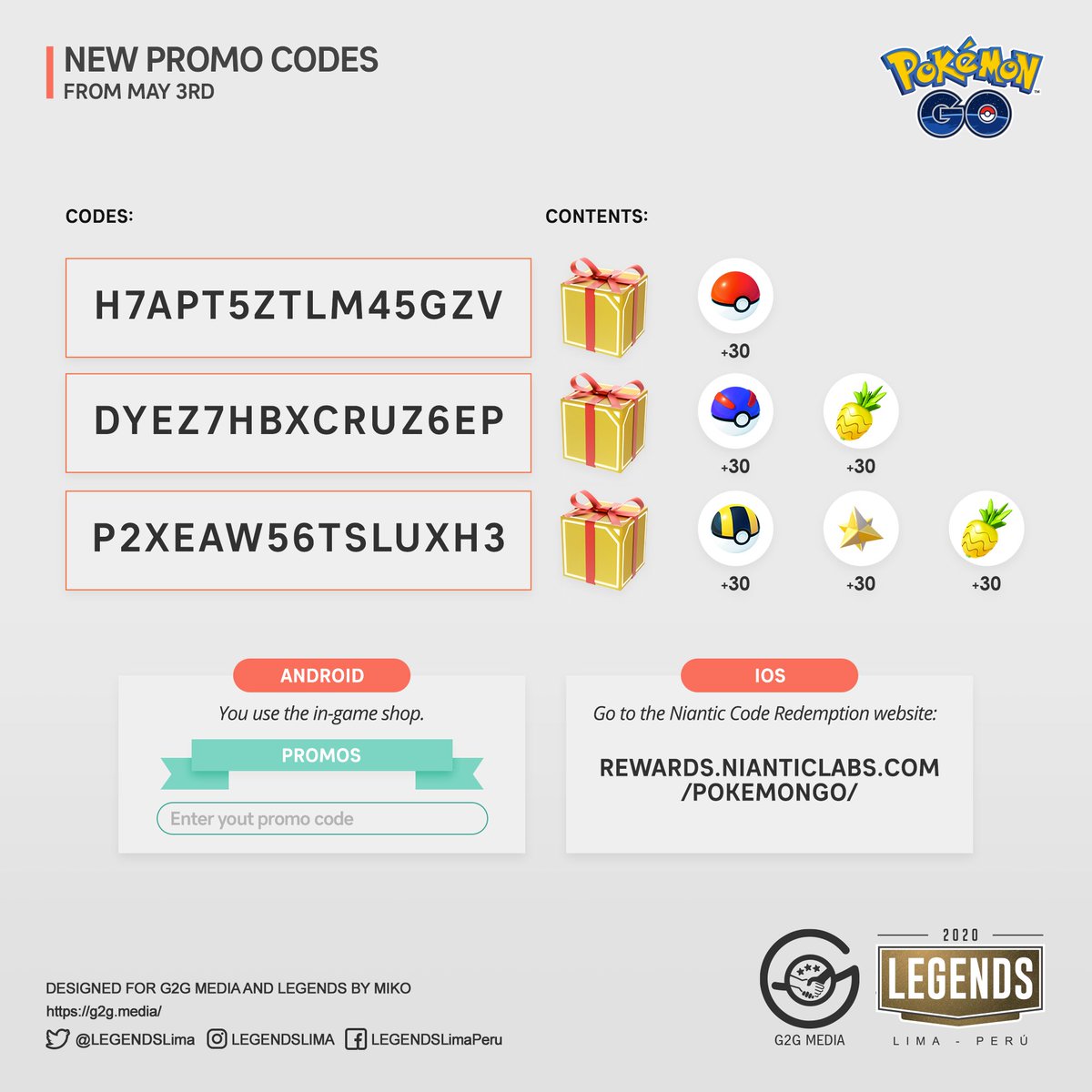 3.3 Redeem Codes List and Rewards