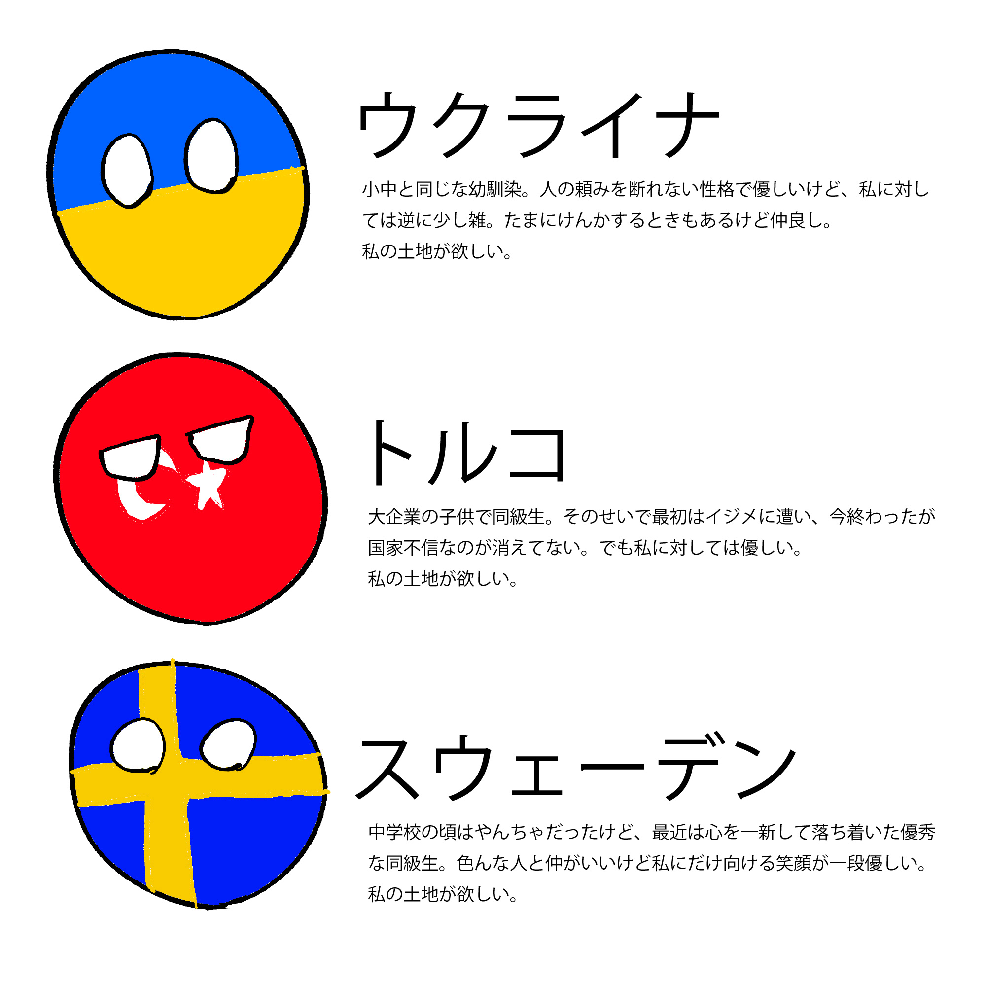 スイジョウキ V Twitter 理想のヨーロッパ生活 ポーランドボール T Co 8q3knkrwgt Twitter