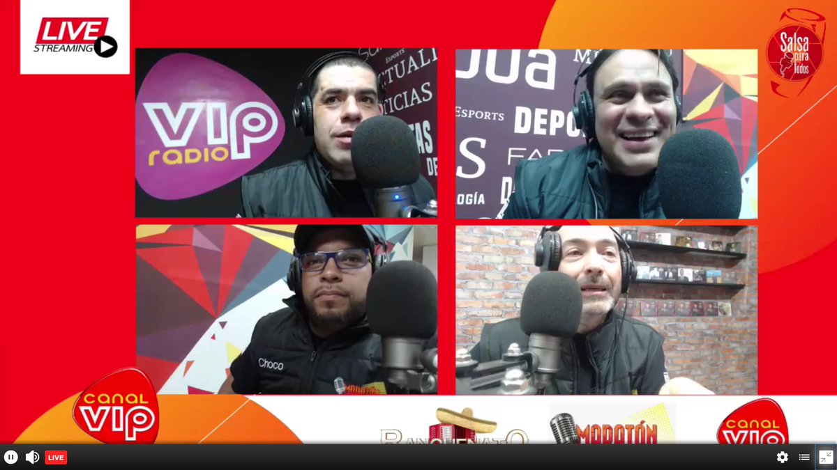 Qué gran esfuerzo y qué valioso empeño. Agradecimientos y felicitaciones a todo el equipo de la #MaratónRadialSalsera2020 <a href="/MaratonSalsera/">MaratonSalsera</a> en vivo bit.ly/3bY4BwB 👏👏👏 <a href="/omarantonios/">Omar Antonio</a> , Carlos Forero, Alexander Viana, <a href="/LaloTrout/">Eduardo Lalo Trout</a> <a href="/agozarlatino/">A Gozar Latino</a> <a href="/adricardocito/">Adriana Cardozo R.</a> #72HorasDeSabor