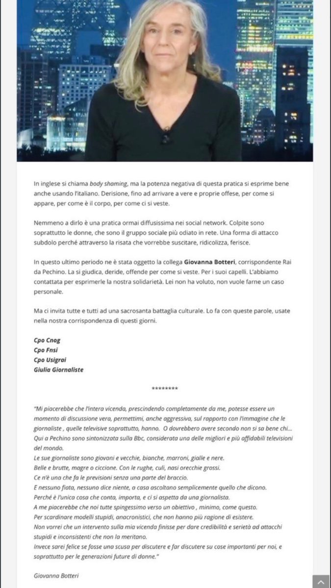 scialpi's tweet photo. Solidale a #GiovannaBotteri e aggiungo...
In italia il valore dei contenuti non ha riscontro per la superficialità e diseducazione diffusa da molti media che trova negli #italiani un #pubblico #passivo e #consenziente.

#italia 
#ignoranza #fateviunacultura #paeseallosbando https://t.co/Mc5jghImt7