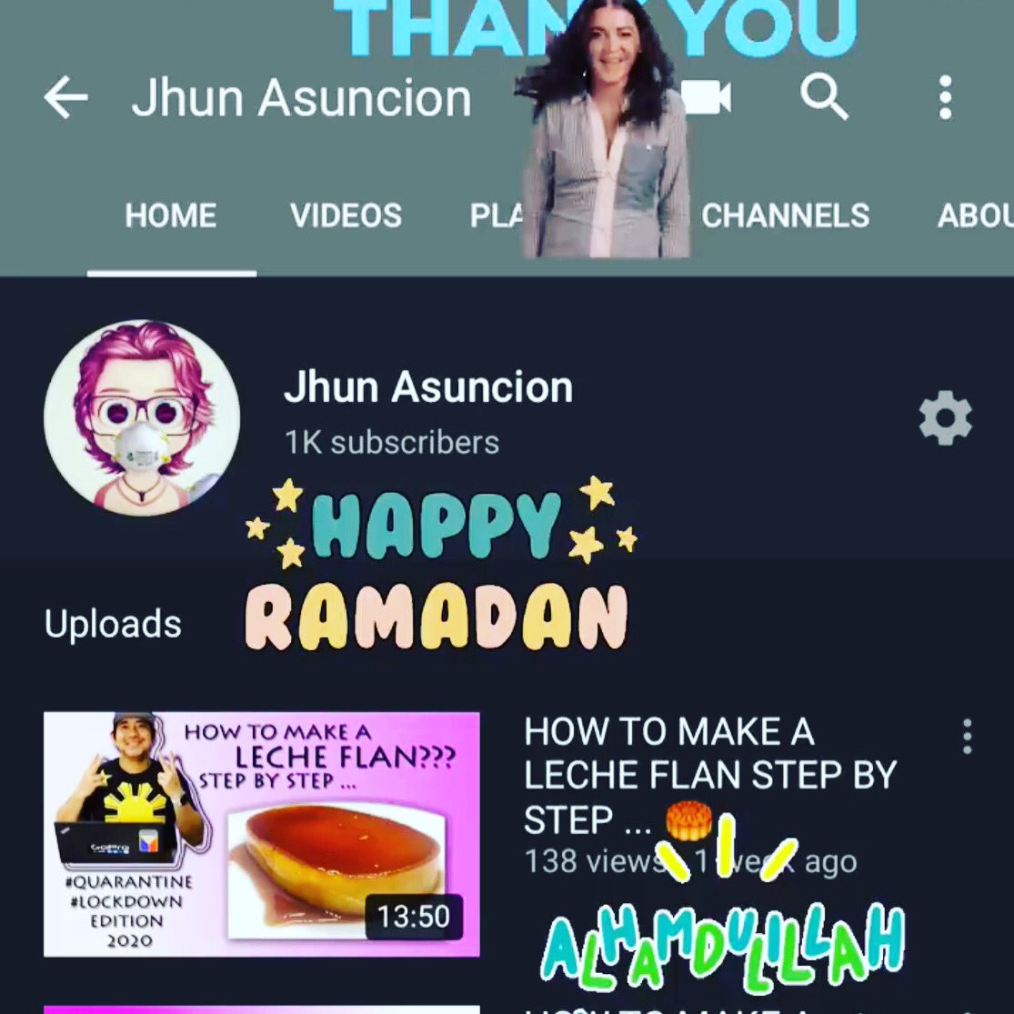 JhunAsuncion3's tweet photo. Thank you for all your support for making this happen, a million thanks to everyone.
#HappyRamadan2020
#3May2020 https://t.co/iDc2SoC0RM