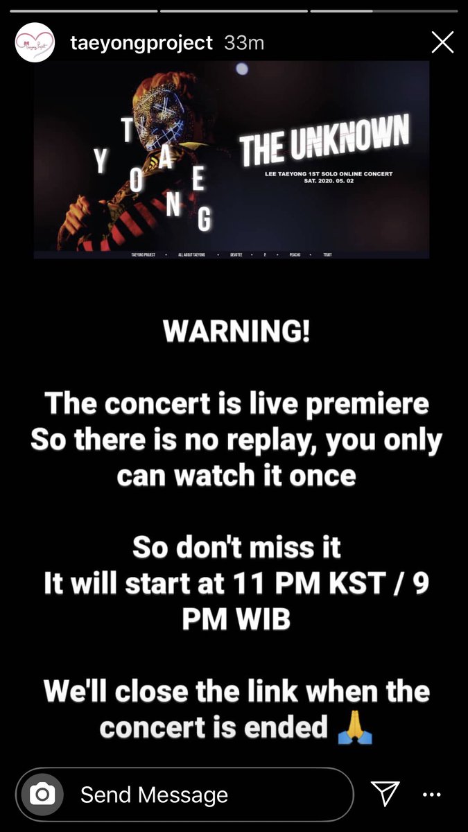 อัปเดตค่า⚠️
- คอนเสิร์ตดูได้ครั้งเดียวนะคะ ไม่มีย้อนหลัง ไม่มีเล่นซ้ำ❌
- ลิงค์จะปิดทันทีที่คอนจบ ❗️
- อยากให้ทุกคนมาดูกันน้า พลาดไม่ได้นะคะ3ทุ่มวันนี้ ไม่มีตั๋วก็ดูได้ค่ะ💚
#StayHomeWithTaeyong #TaeyongSoloConcert