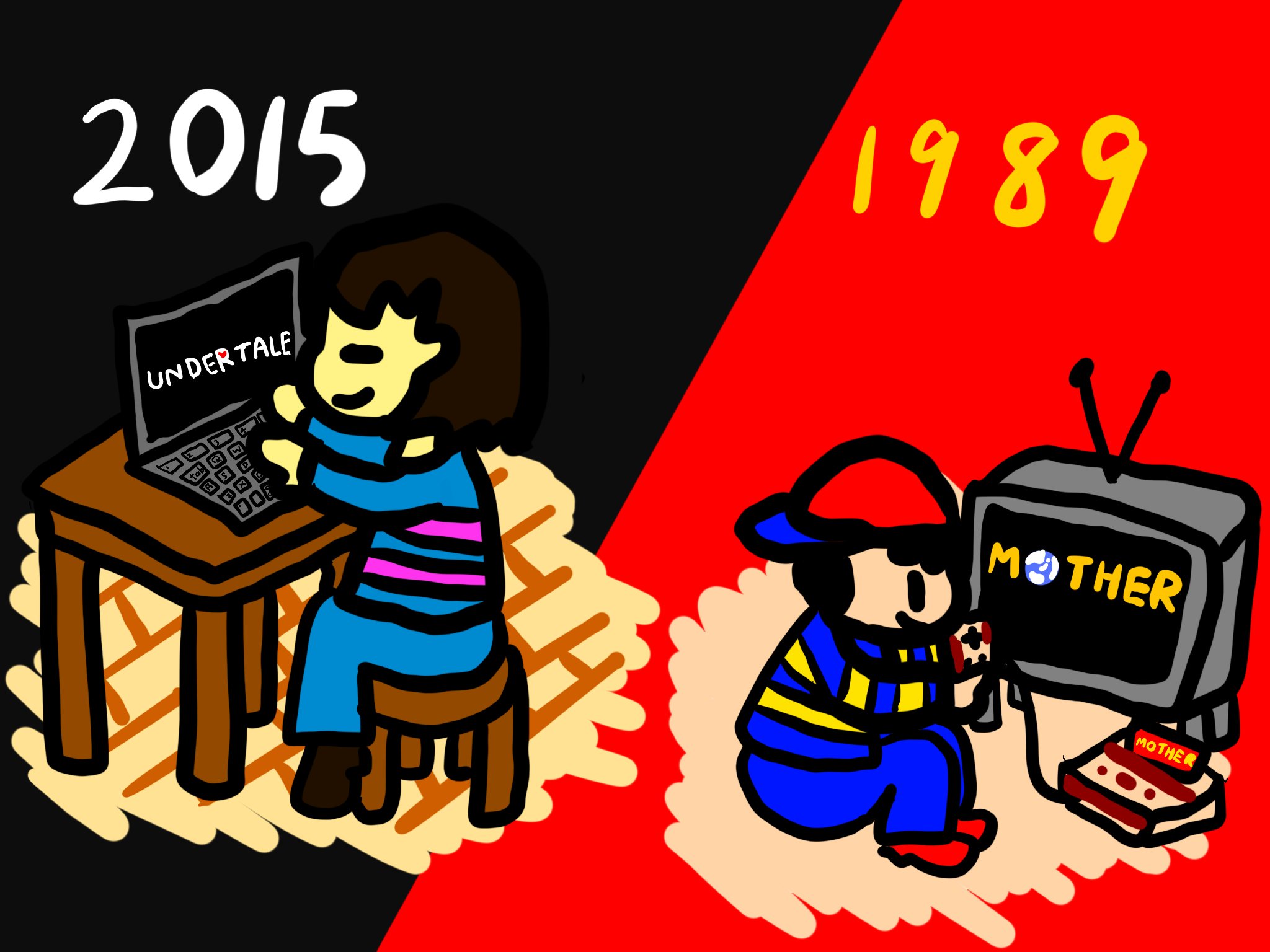 Hicchi ひっち アンタイトル Untitled Mother Earthboundbeginnings Undertale T Co Tvcqvhylh8 Twitter