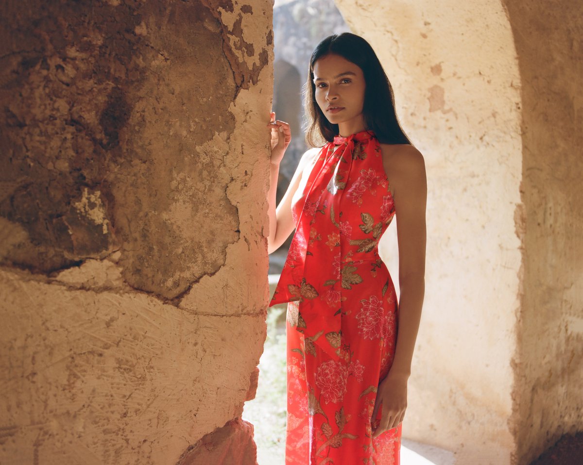 Bold and beautiful Cynthia dress is a gorgeous addition to your summer wardrobe. Available online now. #summer2020 #ethicalfashion
