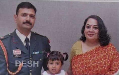 shreyadhoundial's tweet photo. It was his daughter's 12th Birthday on May 1st. He lay down his life in the line of duty  on the 2nd. 

One family will never be whole again. 

#RIP Col Ashutosh. https://t.co/lPcN8K2liy