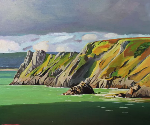 SwanseaArtist's tweet photo. Delighted to have Sold "A Break In The Clouds" @artfinder to a collector in London #ThreeCliffsBay #GreatTor #Gower #Wales #EmmaCownie 
More here - https://t.co/OX2mn3nubO https://t.co/gV7k3v4LCK