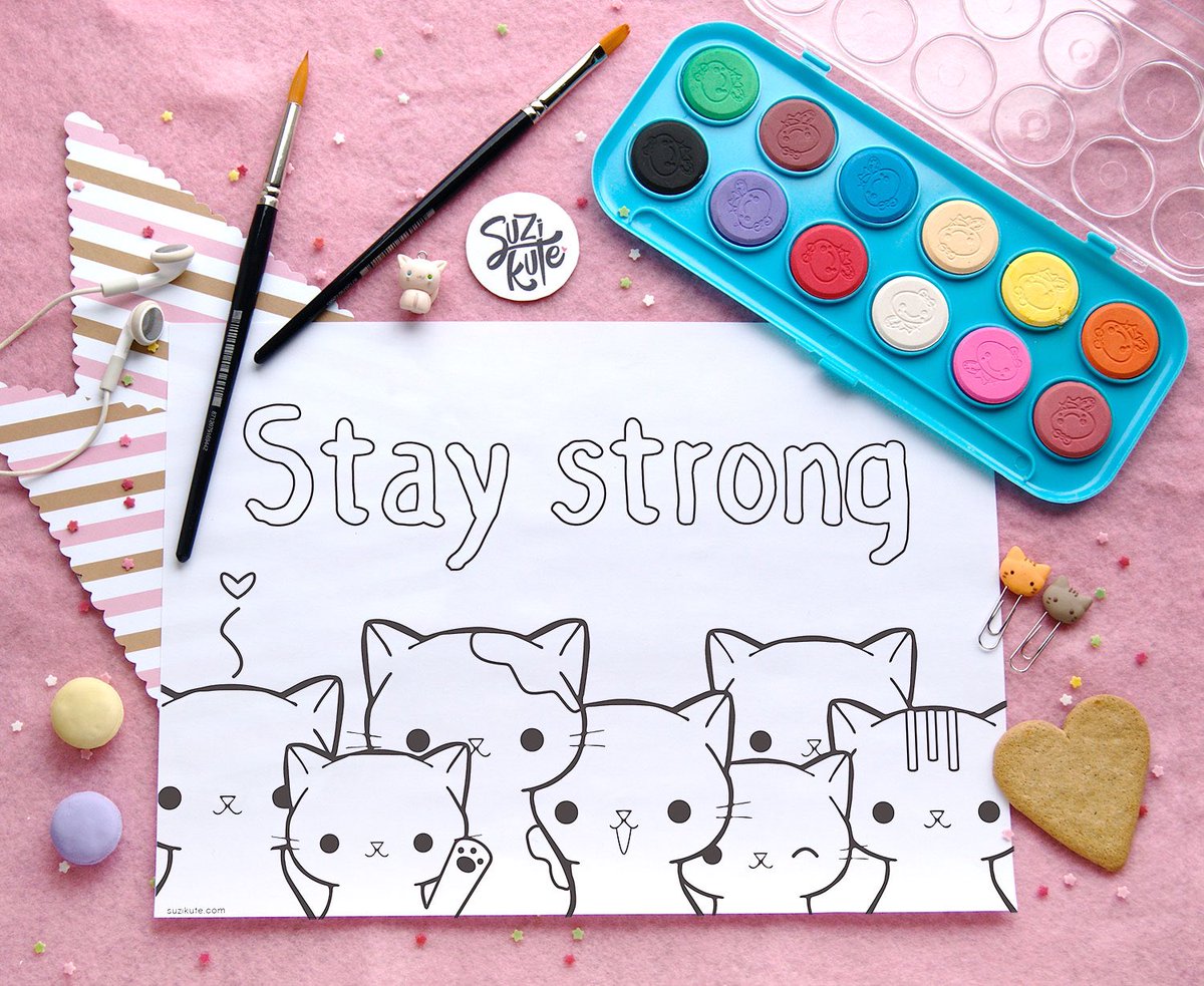 We want to share this drawing we made to wish you the best during quarantine 🦠 You can download it free and have a good time coloring it. 🖍

hola.suzikute.com/free-draw 

#happysunday #catlover #freedraw #CatsOfTwitter