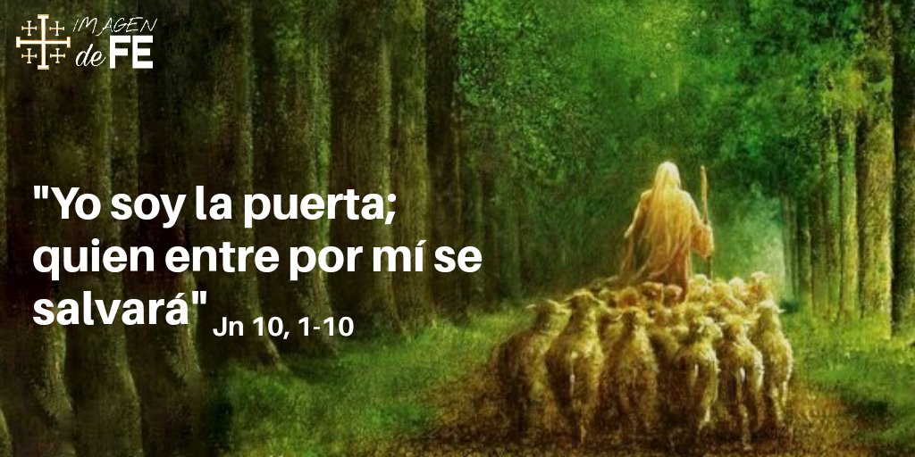 FeImagen's tweet photo. #EvangelioDeHoy
El verdadero Maestro nos habla desde dentro. ¿Estamos dispuestos a conocer y escuchar su voz en todas las circunstancias alegres o tristes de 
nuestra vida?
#JesúsElBuenPastor https://t.co/QBZX4ZfnXY