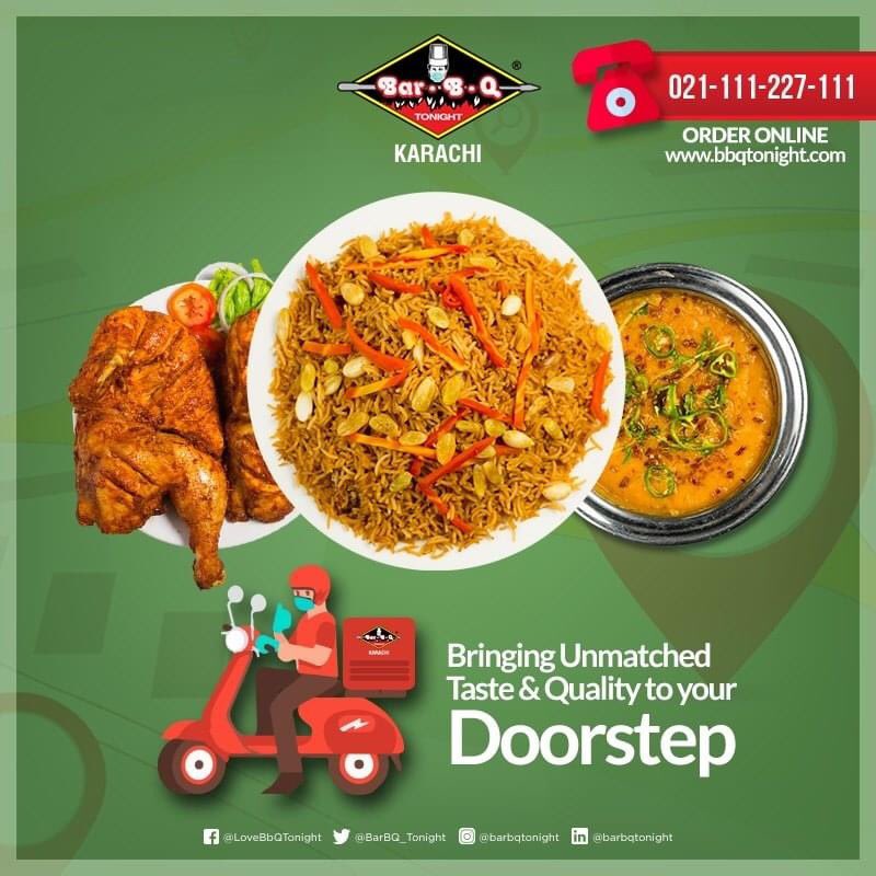 BarBQ_Tonight's tweet photo. Since you can't come to us, we'll deliver our mouthwatering delicacies to your doorstep!
Call now at:
021-111227111
Order Online at www.https://t.co/jW4KEHf0YO

 #BarBQTonight #Ramadan #Iftar #Ordernow #Food #Restaurant # Karachi #Quality #FoodSafety #FoodiesofKarachi #Karachi https://t.co/UB9wbfAgvG