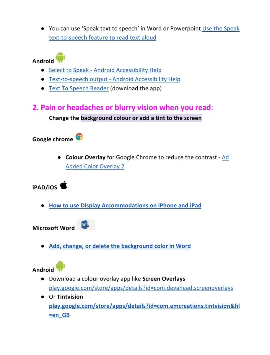 LSenco's tweet image. Some apps to support students at home with a variety of needs.