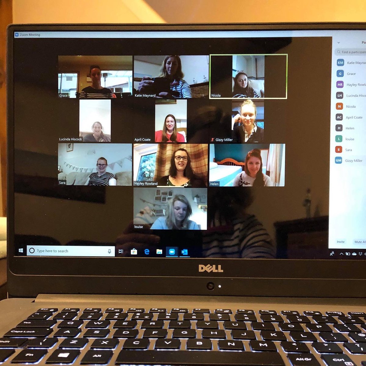 Nicola_A_Quick's tweet photo. So last night was my virtual hen do ๐ฅ๐ฐ๐ผ๐๐พ #Covid19UK has changed our wedding plans for this year but very thankful for amazing friends & family & bring on 2021!! โช๏ธ๐ฐ๐ผ๐คต๐ผ๐ #WeWillGetThroughThis #virtualhendo #bestbridesmaids https://t.co/JkFF5XHwvt
