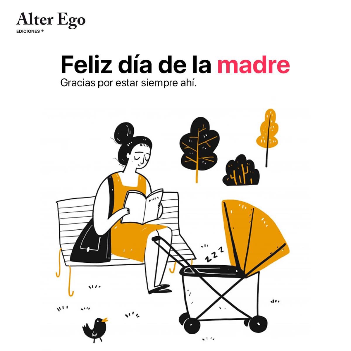 AlterEgoEdicion's tweet photo. :) Feliz día de la madre
https://t.co/uFDhNB8bKp
☺️
—
#AlterEgo #libros #Diadelamadre #mom #mama #mothersday #España #editorial #cultura #libros #libreria #escritor #AlterEgoediciones #autoedicion https://t.co/7Z4fU7EyuW