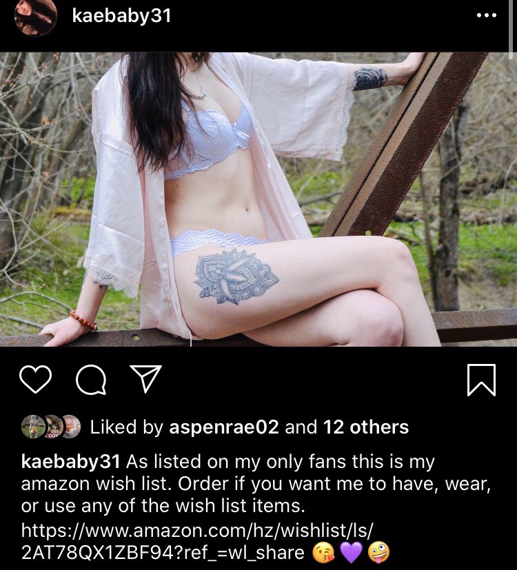 caebrielle098's tweet photo. As listed on my only fans this is my amazon wish list. Order if you want me to have, wear, or use any of the wish list items. 
https://t.co/dd00W5JSIn 😘💜🤪 https://t.co/r1ENQ9I5jU