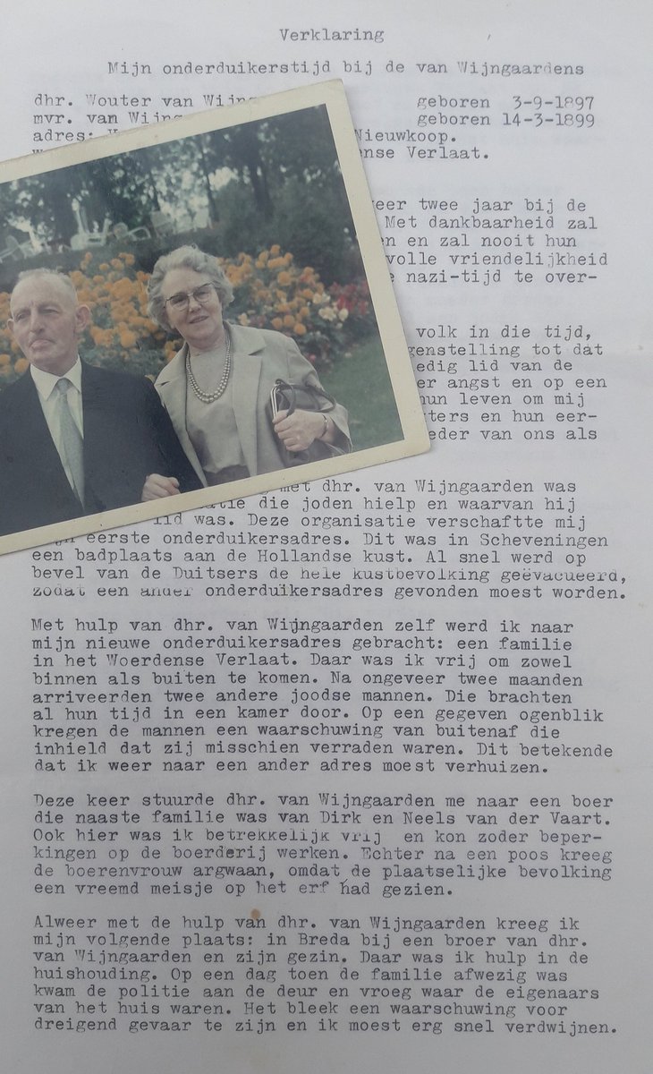 martinvanw1's tweet photo. Tijdens het opruimen van ons ouderlijk huis kwam ik deze verklaring tegen, mijn opa en oma waren net als velen ook een onderduikadres in de oorlog. #75jaarvrijheid #verzetsstrijders #heldenvantoen https://t.co/bMxJHAgfvW
