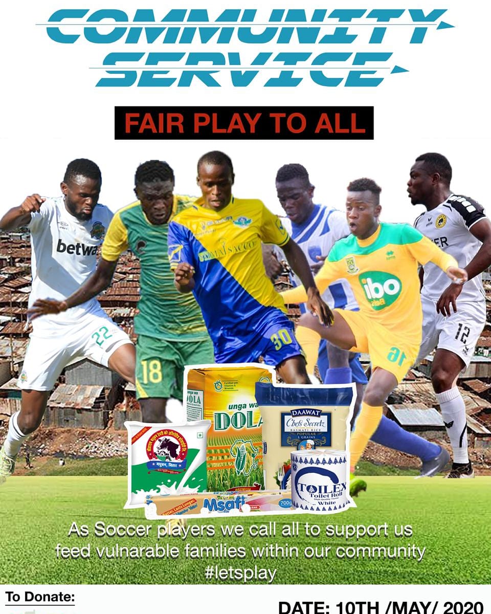kibrasoccer's tweet photo. #Covid_Relief 

About Six Kibra Based Kenya Premier League players have planned to share the little they have with destitute families from around Kibra during this Period. 

https://t.co/2BOZeXJyuR https://t.co/OrcLxZEhsA