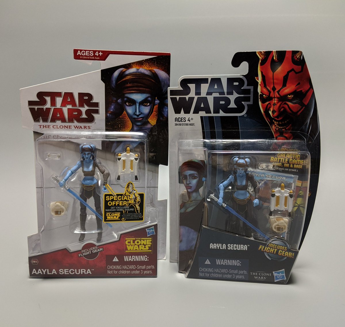 PridesOfNexu's tweet photo. Hasbro The Clone Wars Aayla Secura 3-3/4" Action Figures
* #CW40 [2009] w/ Promotional Sticker
* #CW14 [2012] https://t.co/iTRy4bs5pD