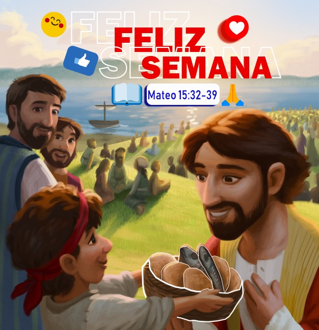 RolyRMarcaMarc1's tweet photo. 💟✝️FELIZ SEMANA🛐👍
🍞🥖La alimentación de los cuatro mil 👥
📖(Mateo 15:32-39)🙏 
“Y Jesús, llamando a sus discípulos, dijo: Tengo compasión de la gente, porque ya hace tres días que están conmigo, y no tienen qué comer..." Dios multiplicara la alimentacion en nosotros
🙏🙏🙏 https://t.co/EuWMzwFaxa