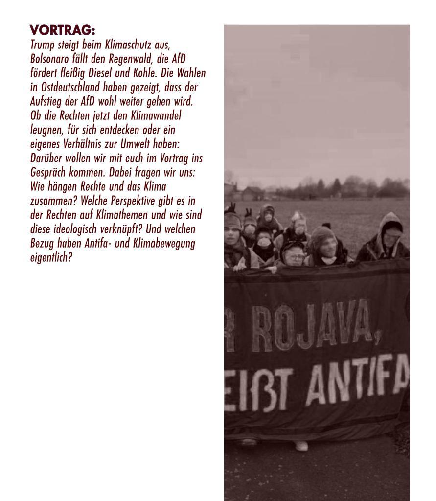 oeko_radi_links's tweet photo. 🔴 Dienstag den 5.5. um 19 Uhr startet unser nächster Online-Vortrag: 
Klimakrise und Rechtsruck
von @antifa_dresden und @PrismaLE  

Live Stream: https://t.co/CyVREyDDc2 https://t.co/s2kKqobB0C