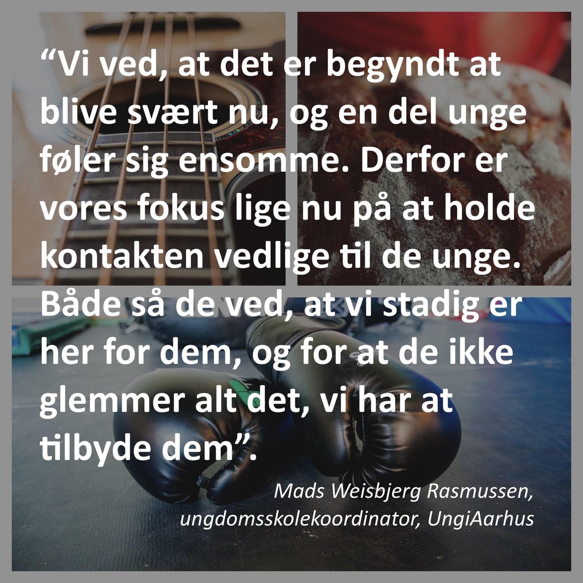 MartOestergaard's tweet image. Corona har ikke lukket de aarhusianske ungdomsskolehold ned. Tvært imod. Unge får fortsat masser inspiration og opbakning til boksning, matematik og fysik, rollespil, dansk, guitar, lektiecafé, skriveværksted, bageskole,
For en stund virtuelt ❤️🤗
#DetViErSammenOm @MBU_Aarhus