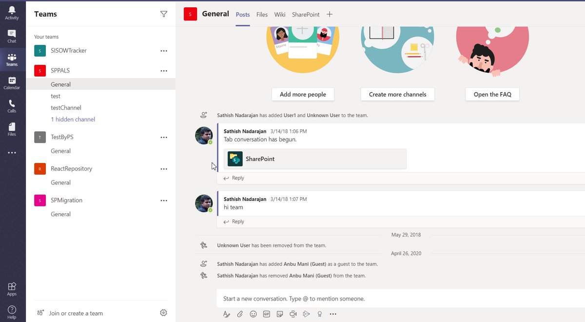 contactsathish's tweet photo. MS Teams – Post New Conversation/Announcements In Multiple Channels - https://t.co/OFj9yfqapi

#MSTeams #Announcements #MultipleChannels https://t.co/czMTCn3VGE