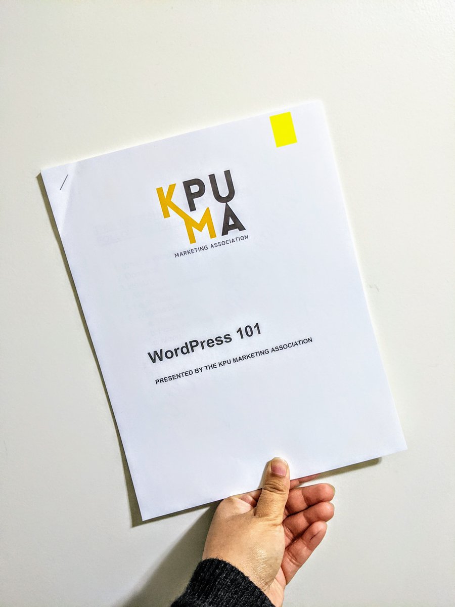 KPU Marketing Association tweet media
