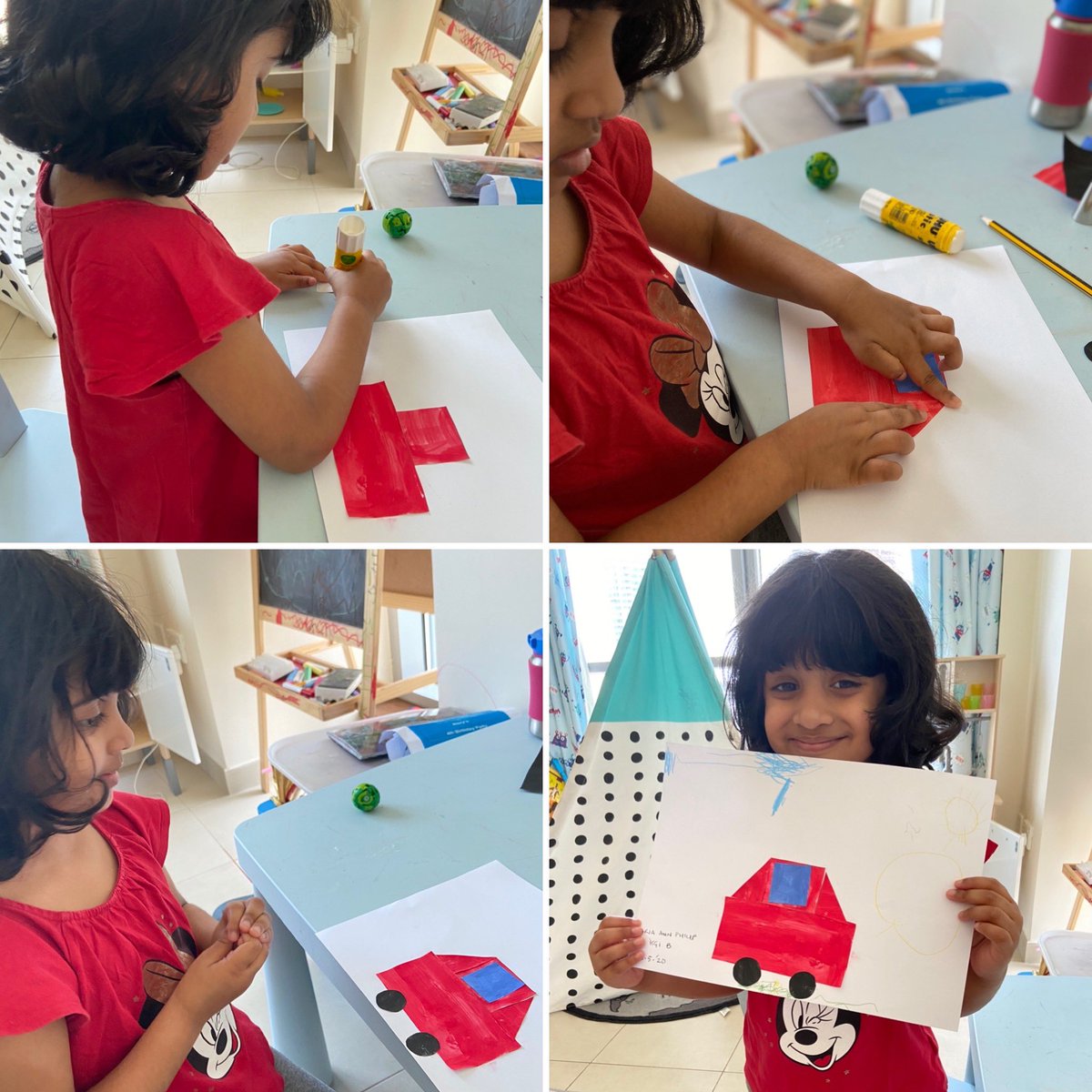 Aria making a car out of shapes! ⁦<a href="/26Dakshamehta/">Daksha</a>⁩ ⁦<a href="/senresh/">Reshma Borkar Fernandez</a>⁩ ⁦<a href="/KNargish/">Nargish Khambatta</a>⁩ ⁦<a href="/kg_gma/">GMAKG</a>⁩ ⁦<a href="/DxbModern/">GEMS Modern Academy</a>⁩