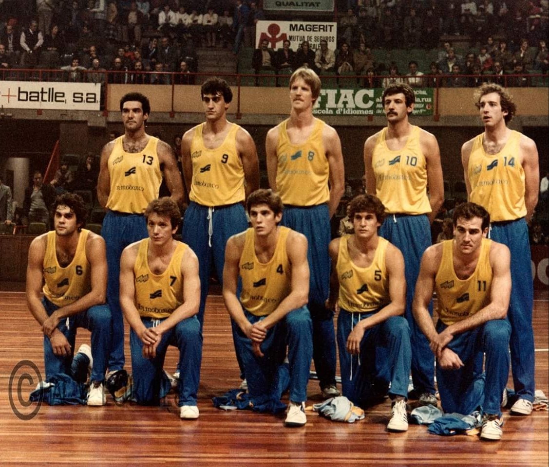 Maye34365's tweet photo. Buenos días #Inmobanco última temporada #PreACB 1982/83. Subcampeón Copa del Rey 📷 Miki Forniés. https://t.co/bPKxxO9v5E
