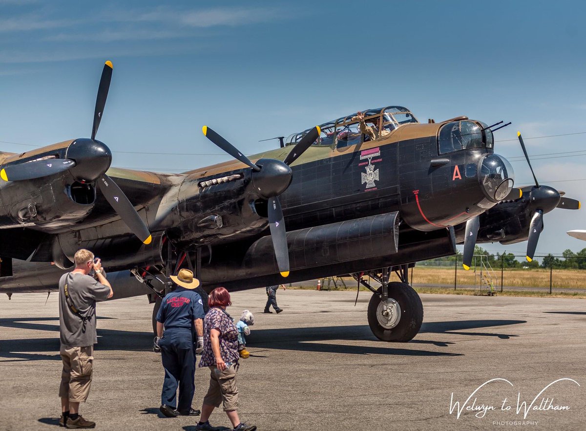 ShutterbugWGC's tweet photo. Memories of ‘VeRA’ from Flyfest 2018....in the markings of Guy Gibson’s aircraft from the #DamsRaid ED932 AJ-G @CWHM @DavidartHills @LancasterSkies @LancsBomberAle @NX611JustJane #Lancaster #LancasterBomber #airshows #flyfest https://t.co/mvQvh02d2t