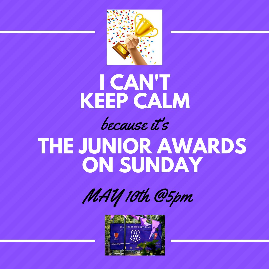 #SundayMotivation Save the date we are really looking forward to our virtual junior awards NEXT Sunday and hope lots of our junior members and parents will be joining us #fun #HockeyAtHome #lockdownhockey <a href="/SevenoaksHC/">SevenoaksHC</a> <a href="/EnglandHockey/">England Hockey</a> <a href="/7Oaksy/">Oaksy the Mascot</a> @7oaksSports