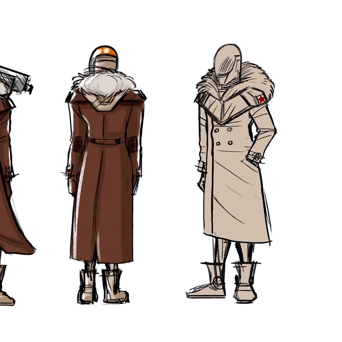 TwentyoneAvenue's tweet photo. Final studies of the #battlesuits for #TheCosmonautsConstruct.
Developed by @gamechuckdev
Story by @doraspacexplora
Art by @TwentyoneAvenue

#videogame #interactivecomic #gamechuck #comics #scifi #illustration #sketch #conceptart #characterdesign #steam #twentyoneavenue https://t.co/8ihQBBEKGL