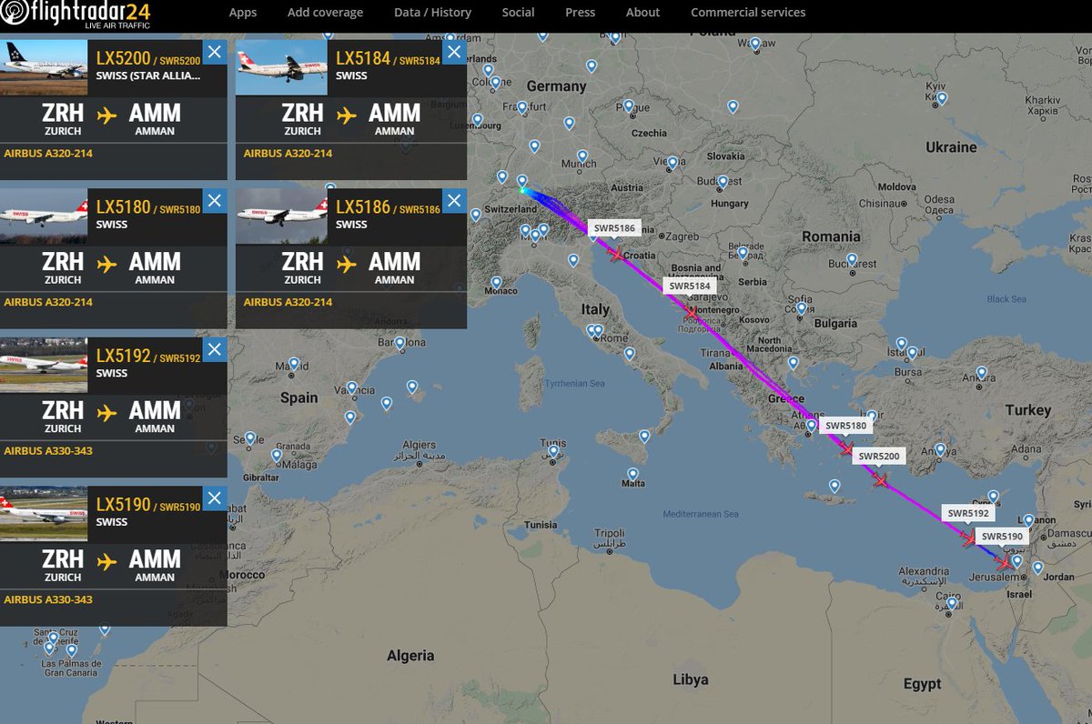 amman zurich flights