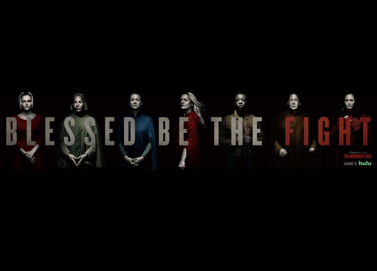 EmmaNYTimes's tweet photo. « Un monde meilleur, ce n'est pas un monde meilleur pour tous. Cela veut forcément dire qu'il sera pire pour certains. » Cette phrase glaçante est issue de #TheHandmaidsTale - La Servante écarlate.
#MakeGileadFakeAgain #Blessedbethefight @MargaretAtwood https://t.co/ljlNYWfM6R