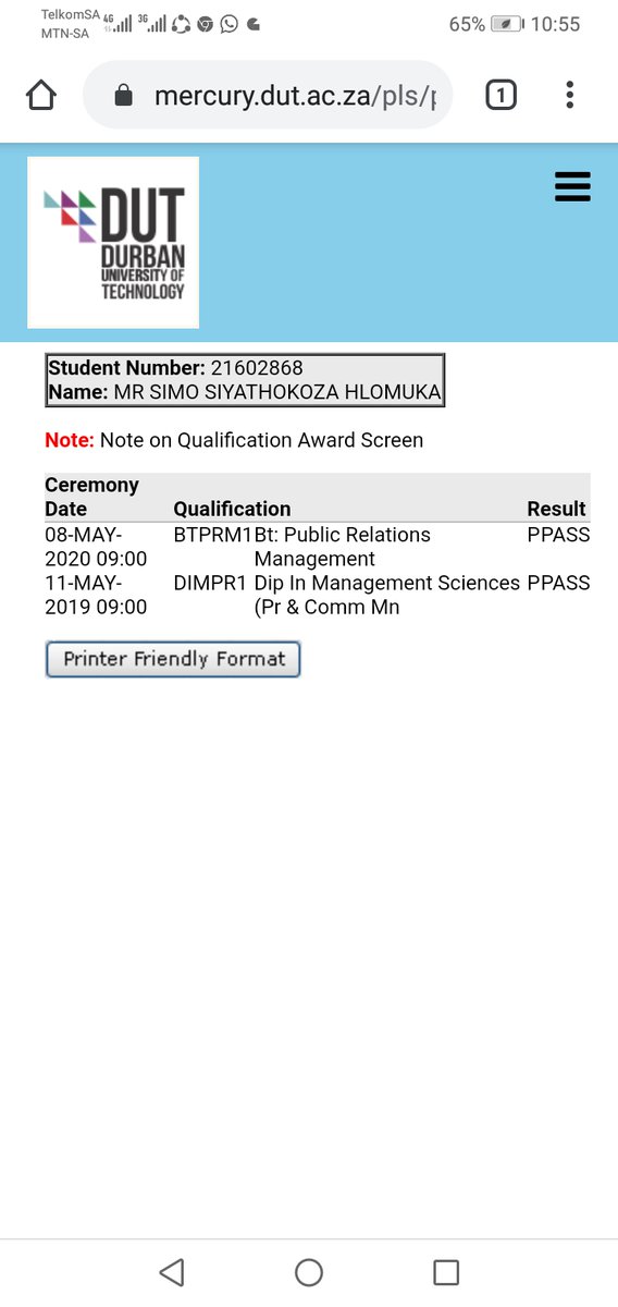 SkrikxKraze's tweet photo. Tale of a black child raised by a single mother, worked hard to get the education I need so I can retire her.
Obtained the qualifications now I'm in need of a job to complete my mission of retiring my mom
#lockdowngraduationday
#PublicRelationsGraduate
@CareerAidAfrica https://t.co/KdQUv62M9F
