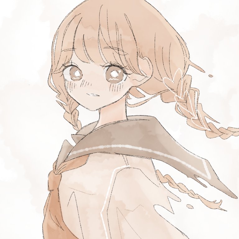 色塗り練習 らびのイラスト